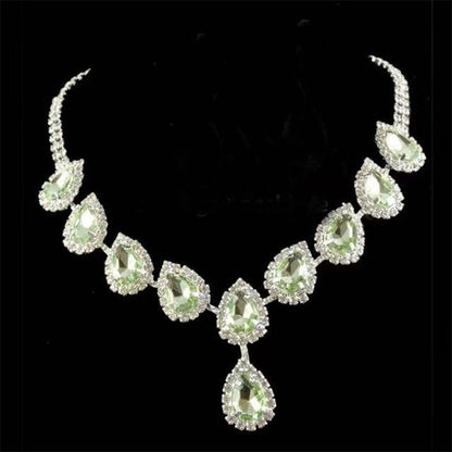 Blue Zirconia Necklace