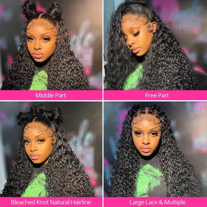 HD Lace Human Hair Curly Wigs