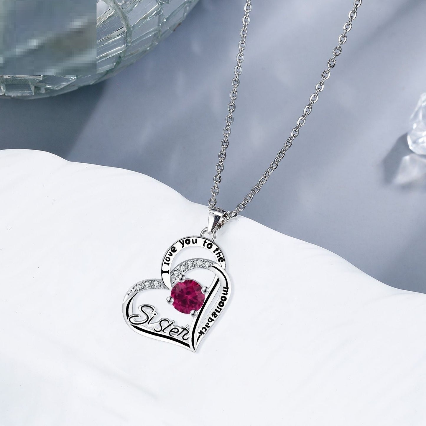 Sister Silver Necklace